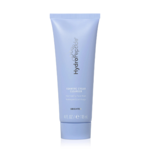 Blue Hydropeptide Foaming Cream Cleanser tube standing upright, labeled Illuminating Face Wash (118 ml).
