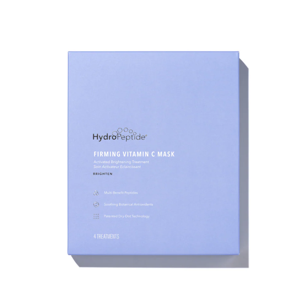 HydroPeptide_Vit_C_Mask - Dr Hans Clinics Purple HydroPeptide Firming Vitamin C Mask box on a white background