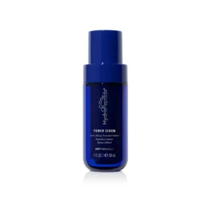 Blue HydroPeptide Power Serum bottle with pump dispenser (30 ml).